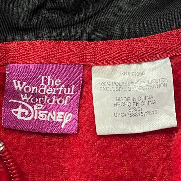 Disney Mickey Mouse Embroidered Full Zip Hoodie - Picture 7 of 7